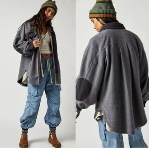 Free People Ruby Jacket in Color Incense Gray